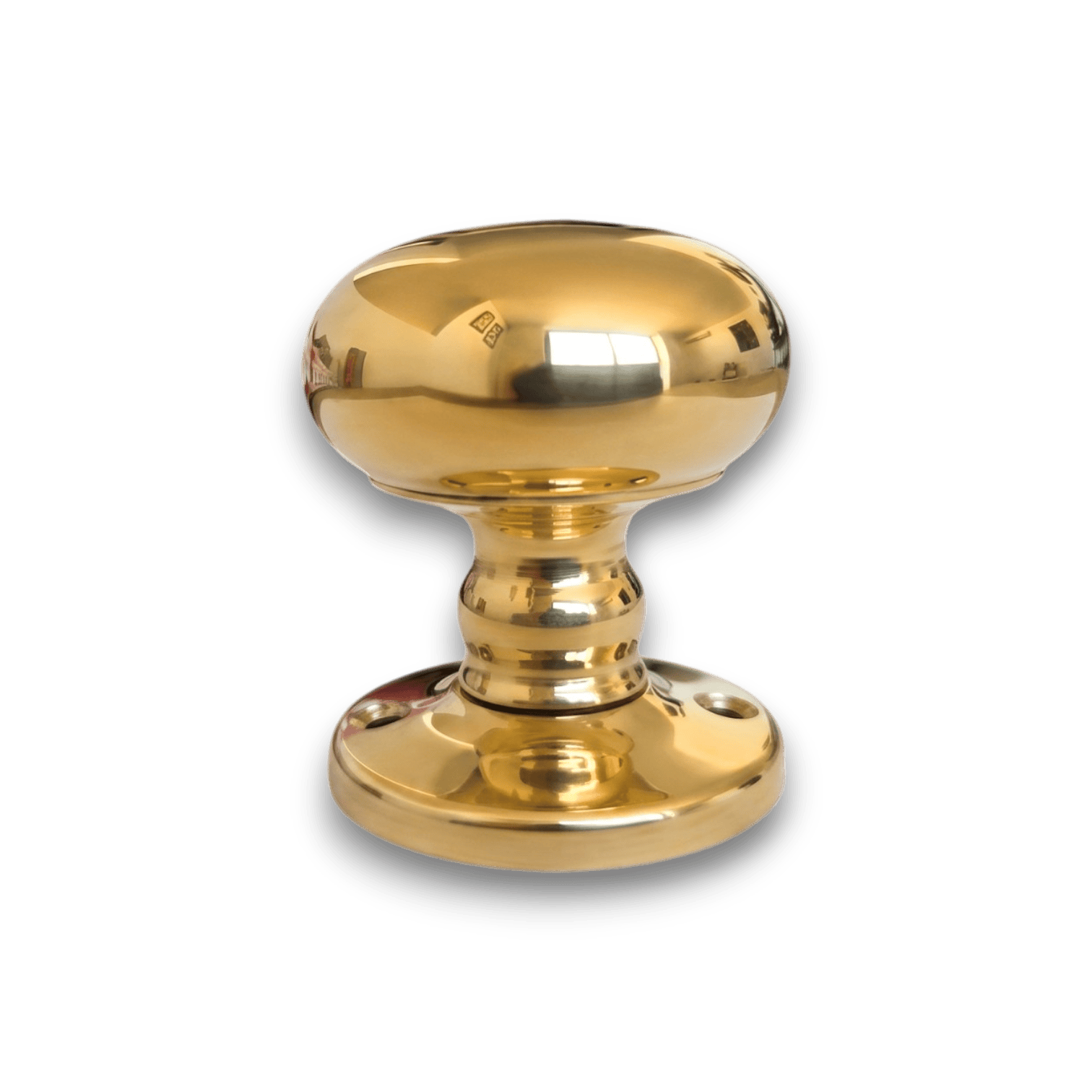 Solid Brass Early 20Th Century Door Knob | R14